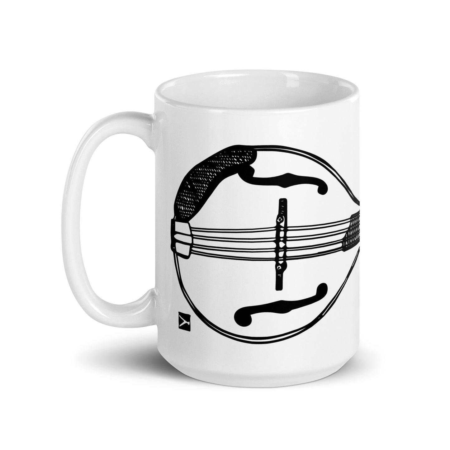 BellavanceInk: Coffee Mug With A-Style Mandolin Musical Instrument