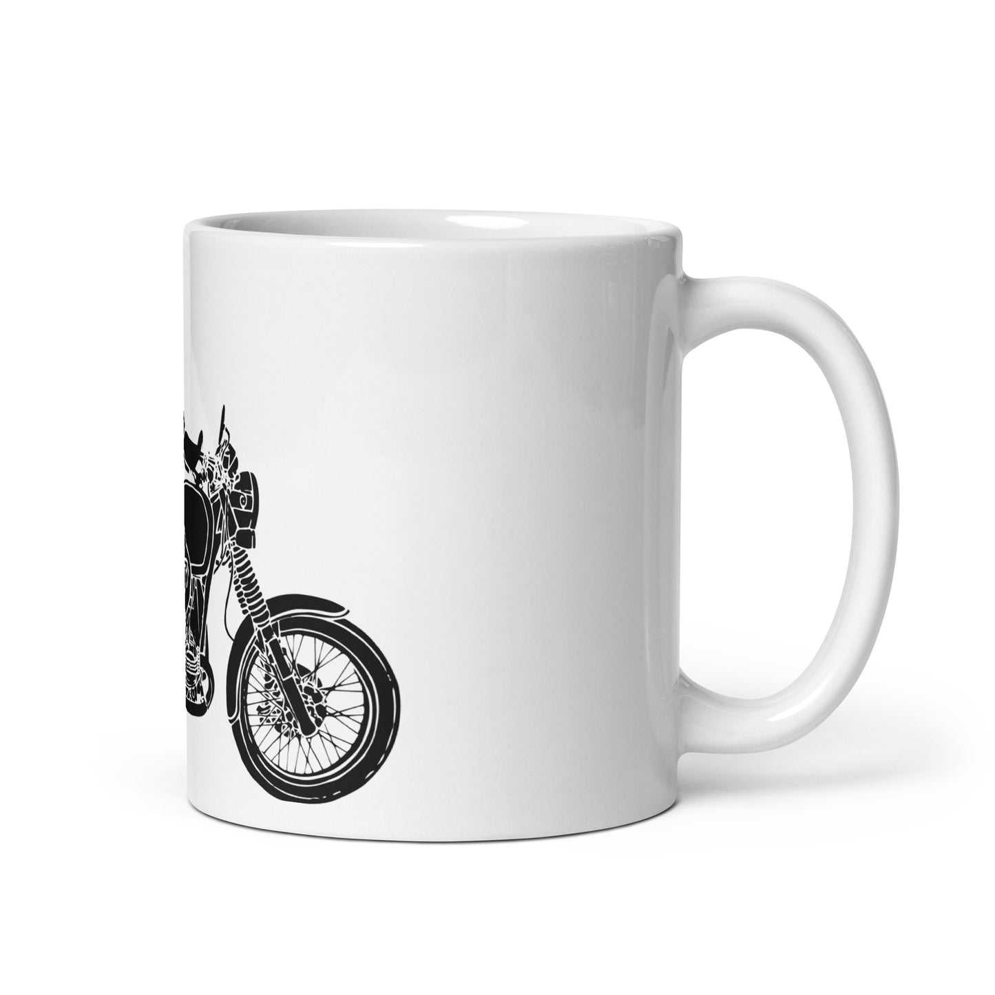 BellavanceInk: Coffee Mug With Death Riding His Motorcycle To Work